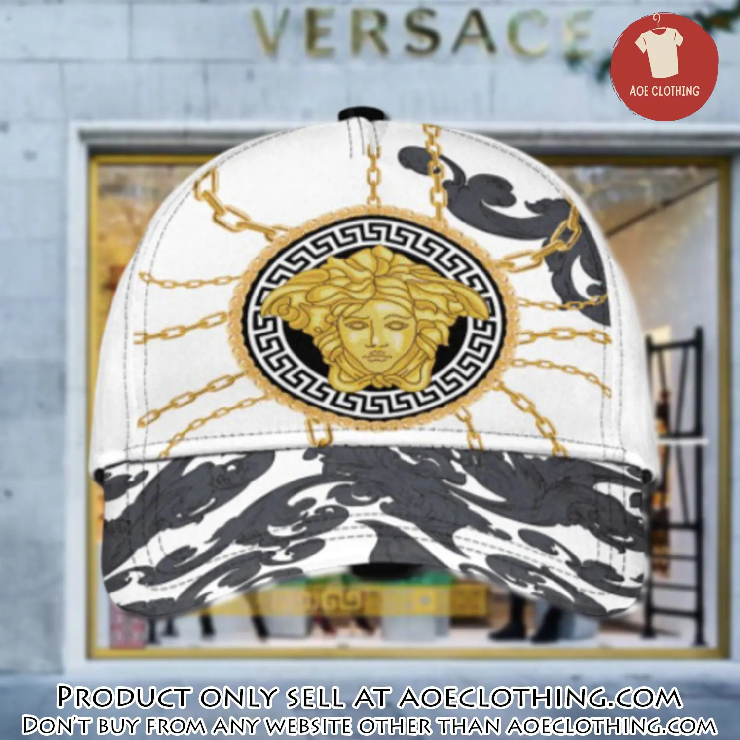 Versace luxury cap print 3d trending cap ctc1136 aoe1012374